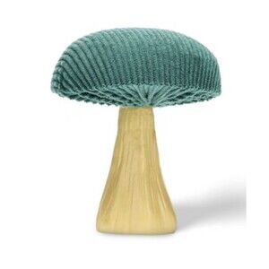 Target Bullseye 2024 Mushroom Set Fall Corduroy Fabric Teal Green Harvest Decor